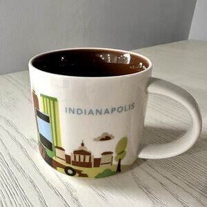 Starbucks 2015 You Are Here Collection Indianapolis Indiana 14 OZ